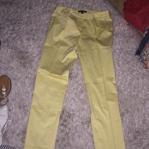 Brooks brothers yellow slacks